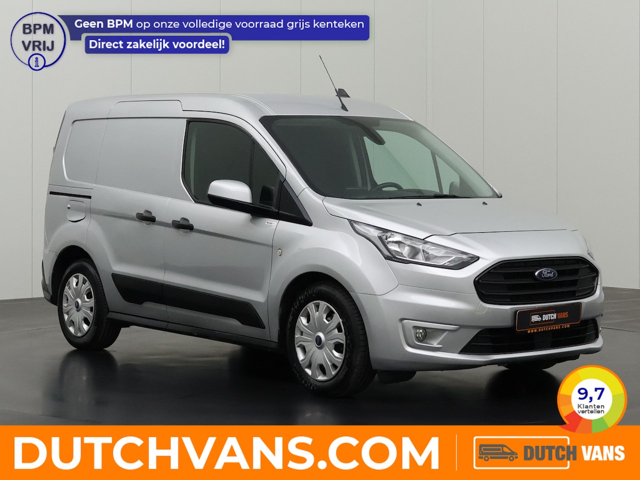 Ford Transit Connect - 1.5TDCi Automaat 120PK | 3-Zits | Multimedia | Camera | Airco | Cruise | Betimmering - AutoWereld.nl