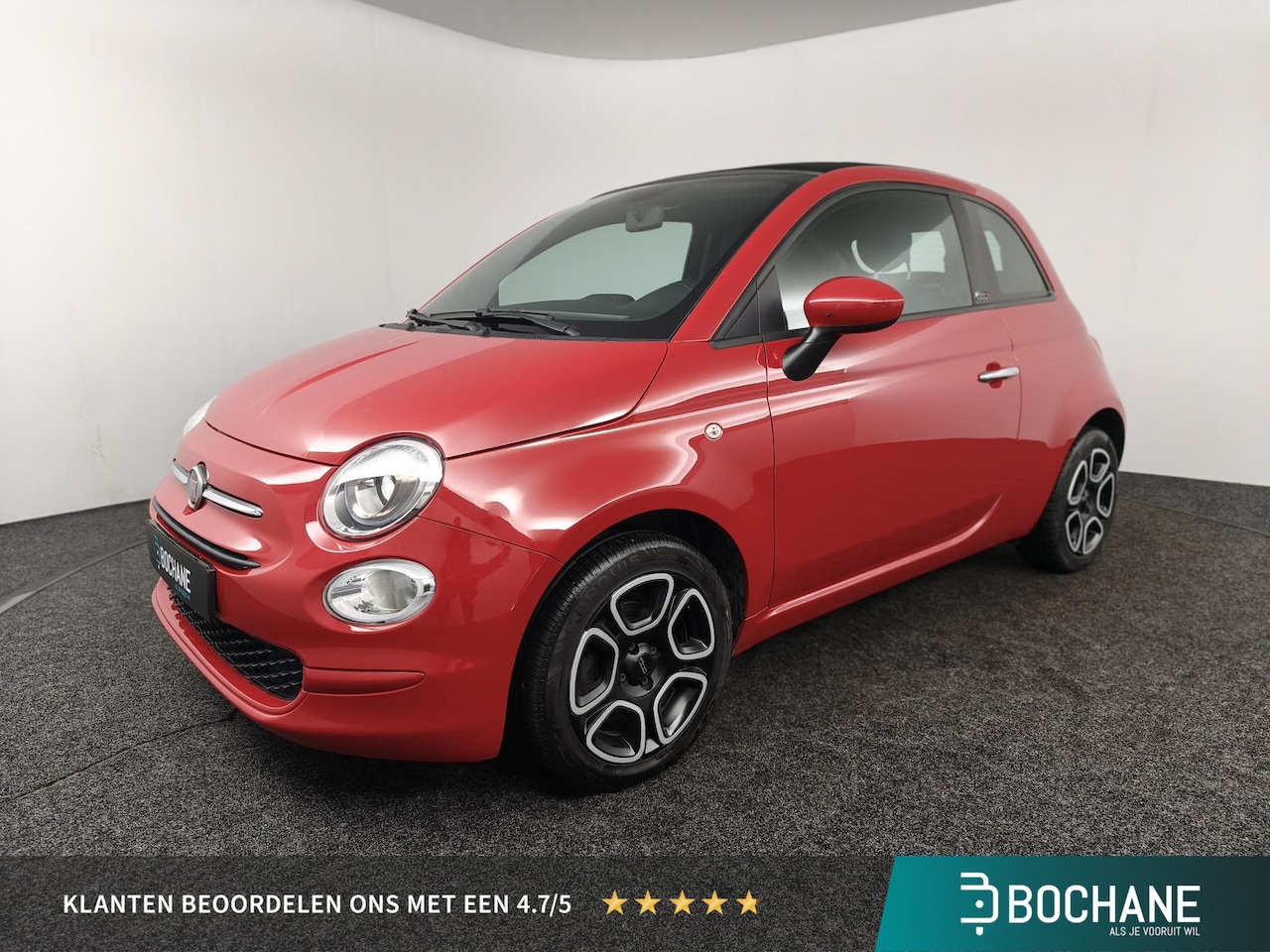 Fiat 500 C - 1.0 Hybrid Club | Apple CarPlay / Android Auto | Cruise Control | Parkeersensoren | DAB+ | - AutoWereld.nl