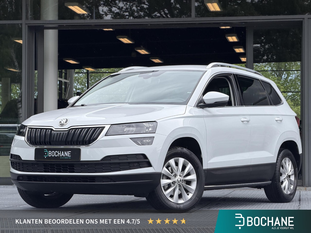 Skoda Karoq - 1.0 TSI Clever Edition Automaat | Navigatie | Carplay | Adaptieve Cruise Control | Trekhaa - AutoWereld.nl