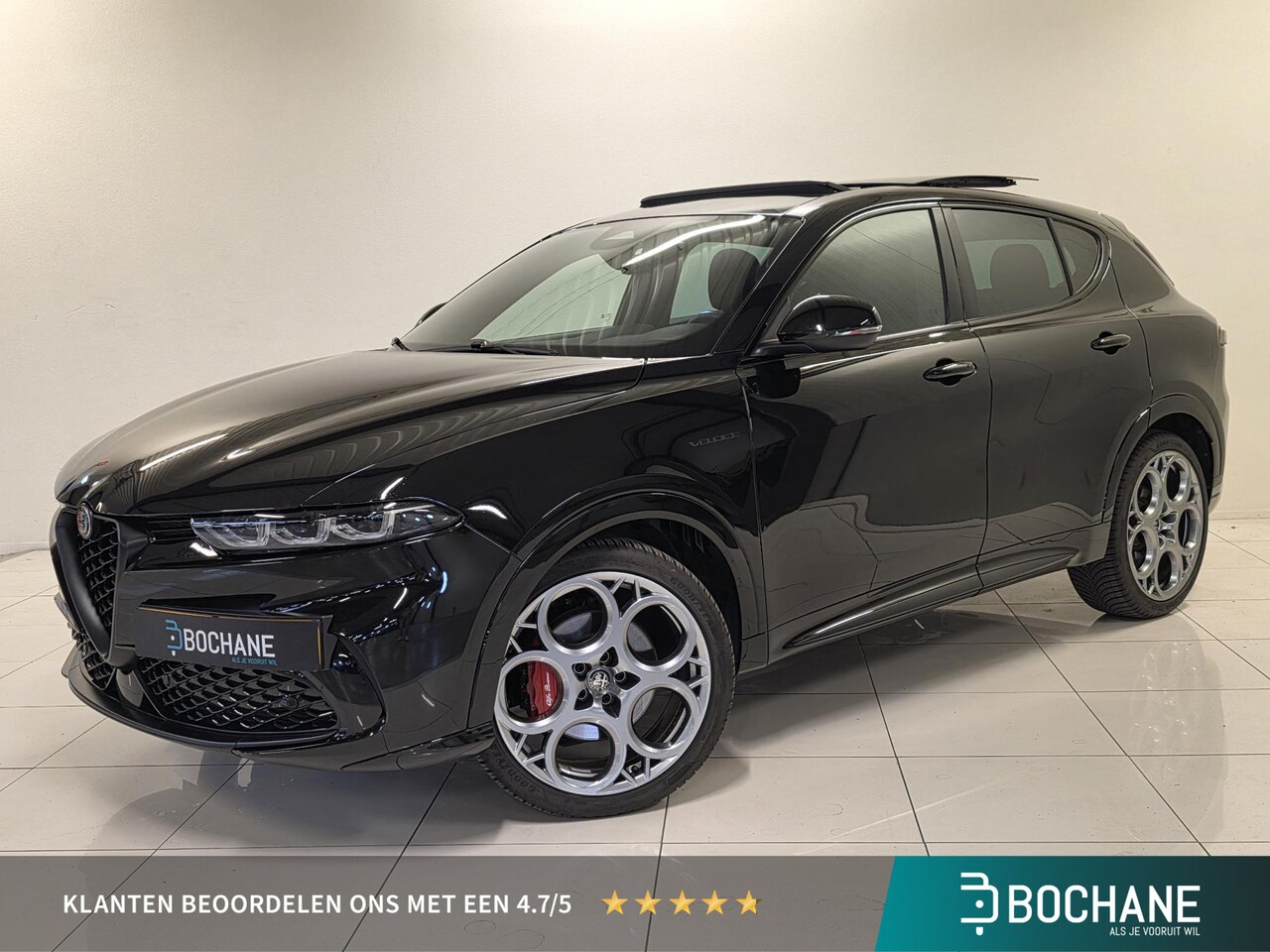 Alfa Romeo Tonale - 1.5T Hybrid Veloce 160pk | Leer | Panoramadak | Navigatie | Stoel verwarming/verkoeling | - AutoWereld.nl