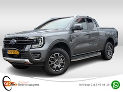 Ford Ranger - 2.0 Super Cab EcoBlue Wildtrak | Trekhaak 3.5T | ACC | 360 Cam | Rollertop | Leder