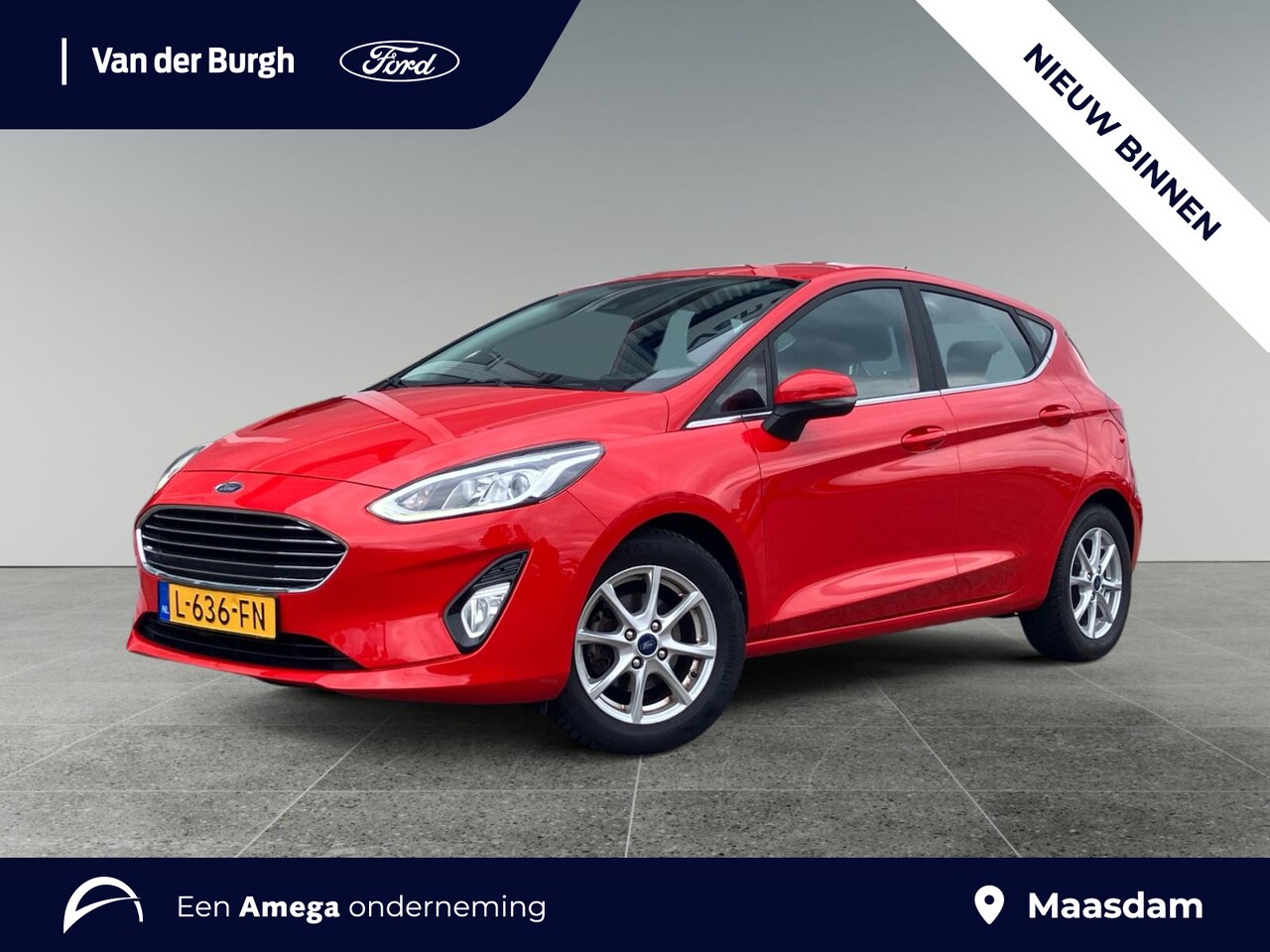 Ford Fiesta - Titanium 1.0 EcoBoost Hybrid 125pk Lichtmetalen velgen - SYNC 2.5 - Apple CarPlay-Android - AutoWereld.nl