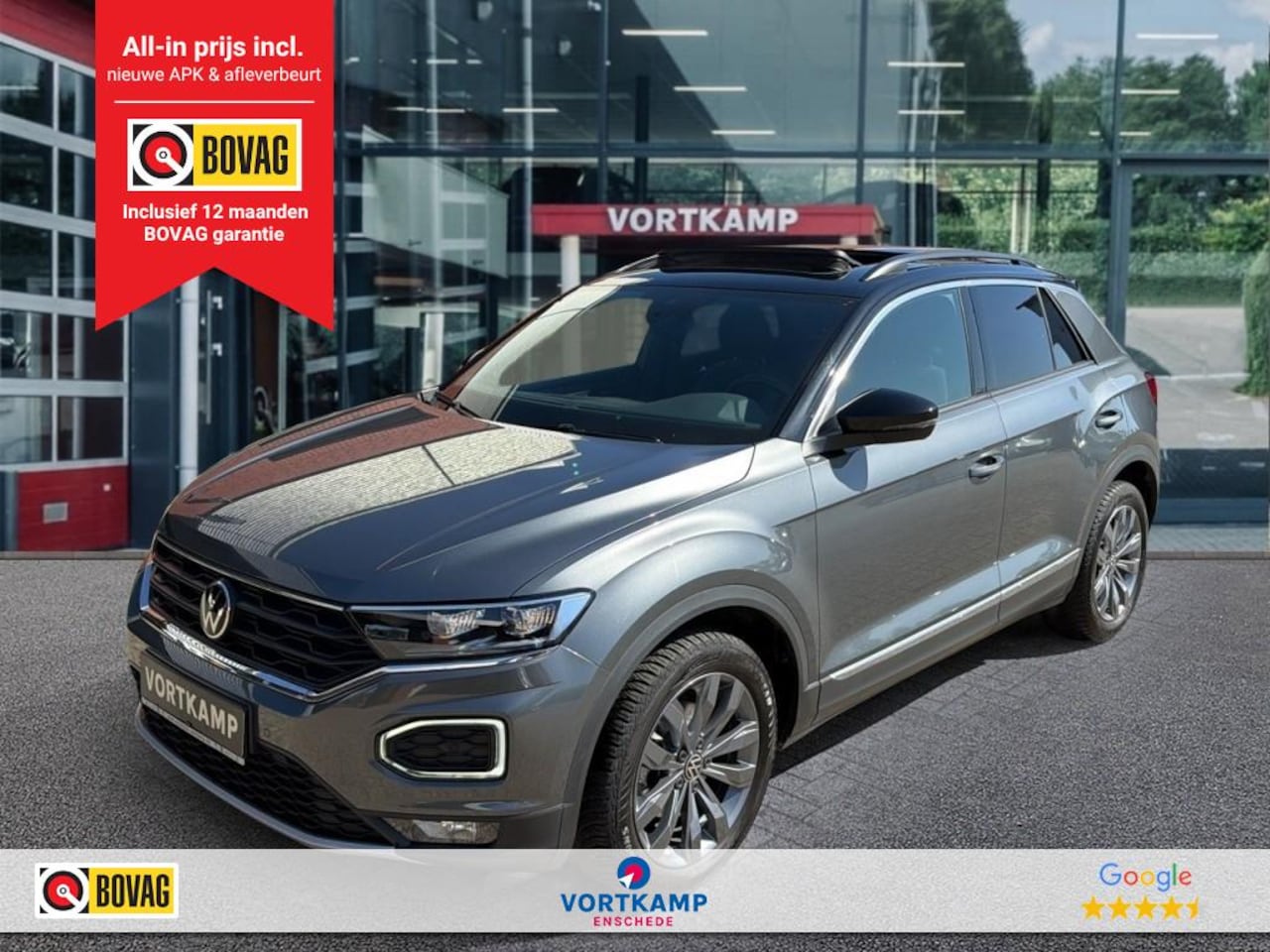 Volkswagen T-Roc - 1.5 TSI DSG SPORT PANO-DAK/ACC/CAMERA/ACC/STOELVERW - AutoWereld.nl