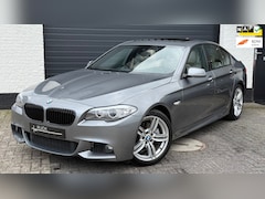 BMW 5-serie - 520i 184pk|M-Pakket|Pano|Leer|19” M-Velgen|NAP|Trekhaak|2013