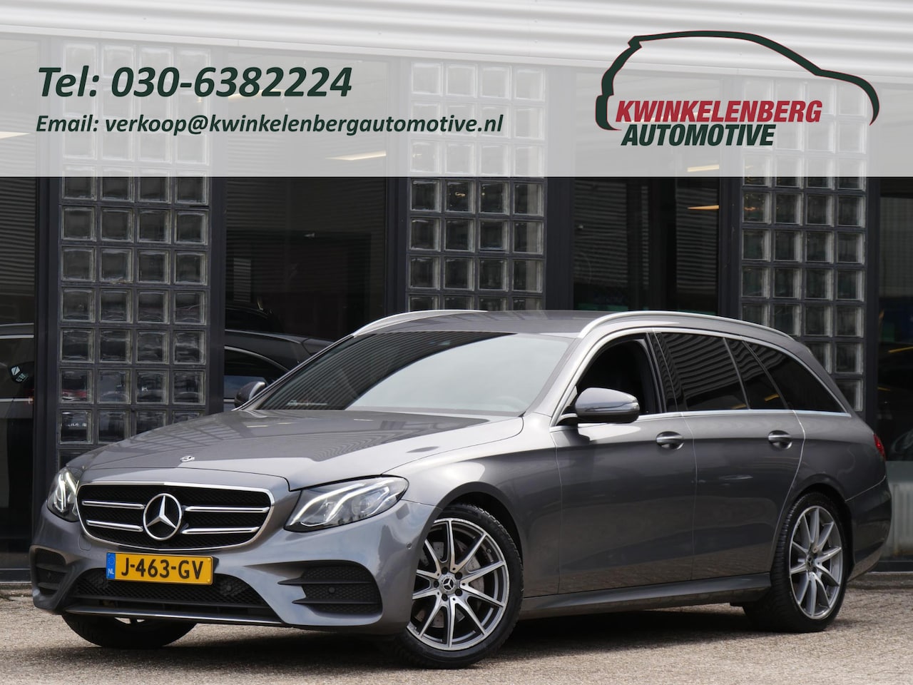 Mercedes-Benz E-klasse Estate - 200 AMG/ LEER/ ELEKT. STOELEN/ CARPLAY/ SFEERVERLICHTING/ WIDESCREEN - AutoWereld.nl