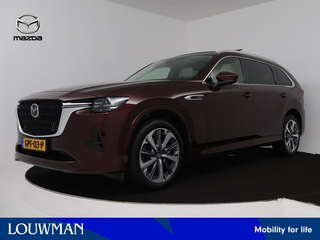 Mazda CX-80 - 2.5 e-SkyActiv PHEV Takumi Plus 6p. | Leder | PANO | - AutoWereld.nl