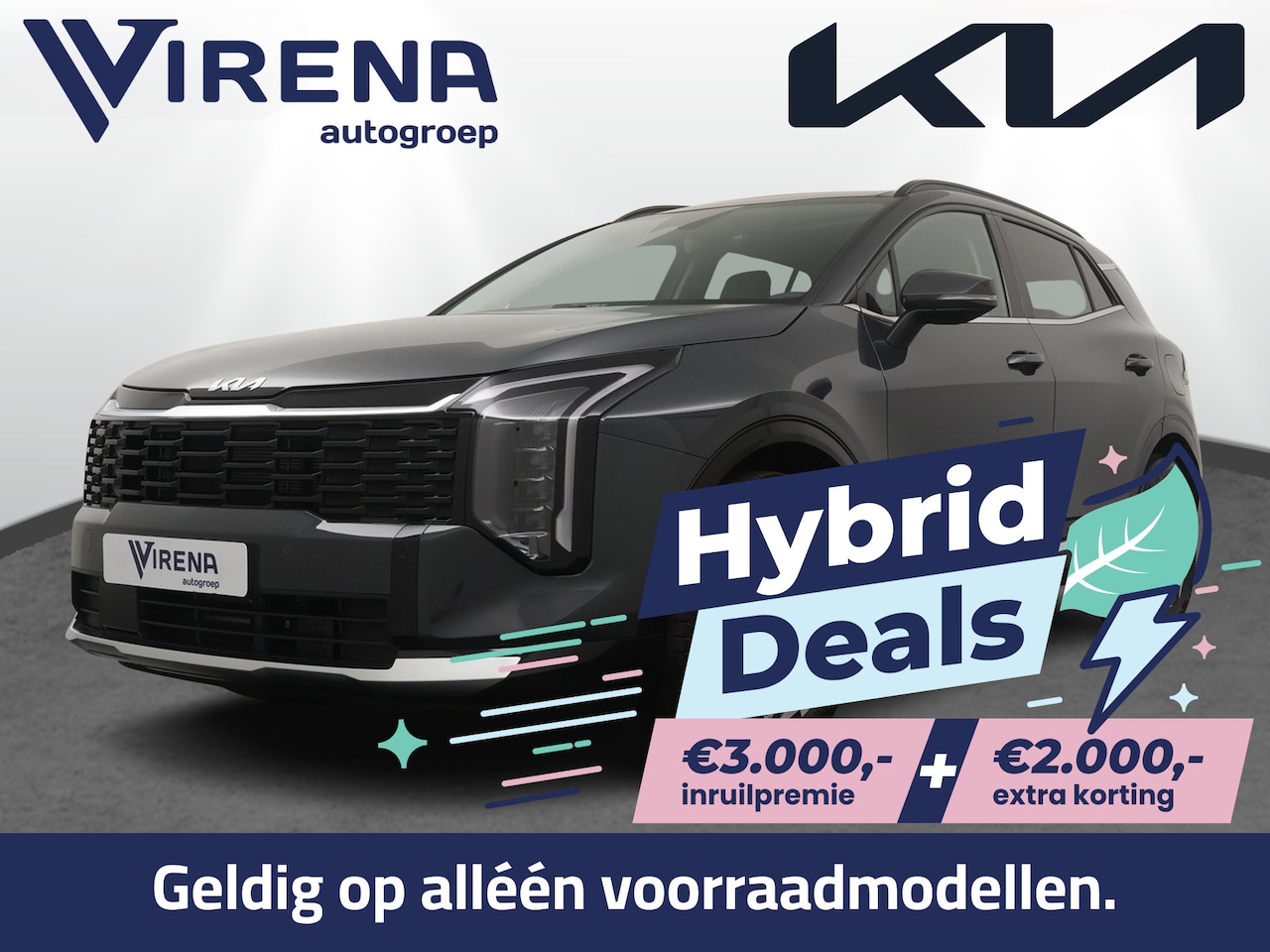 Kia Sportage - 1.6 T-GDi Hybrid DynamicPlusLine - €5.000,- voordeel - Adaptief Cruise Control - Climate C - AutoWereld.nl