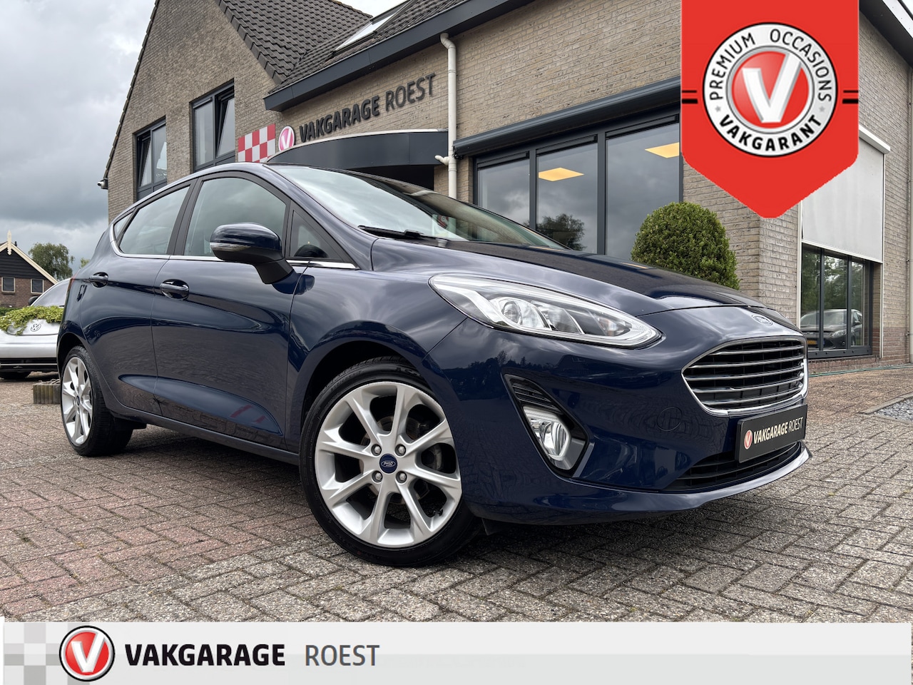 Ford Fiesta - 5DRS 1.0 Turbo Automaat Titanium X Carplay / Full LED / 17" LM-Velgen - AutoWereld.nl