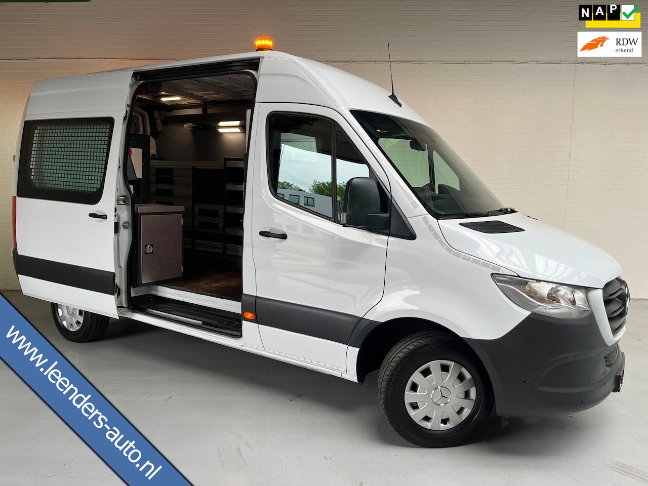 Mercedes-Benz Sprinter - Automaat Servicewagen 314 2.2 CDI 140PK L2H2 euro6 BOTT, Victron V230, Standkachel Trekhaa - AutoWereld.nl