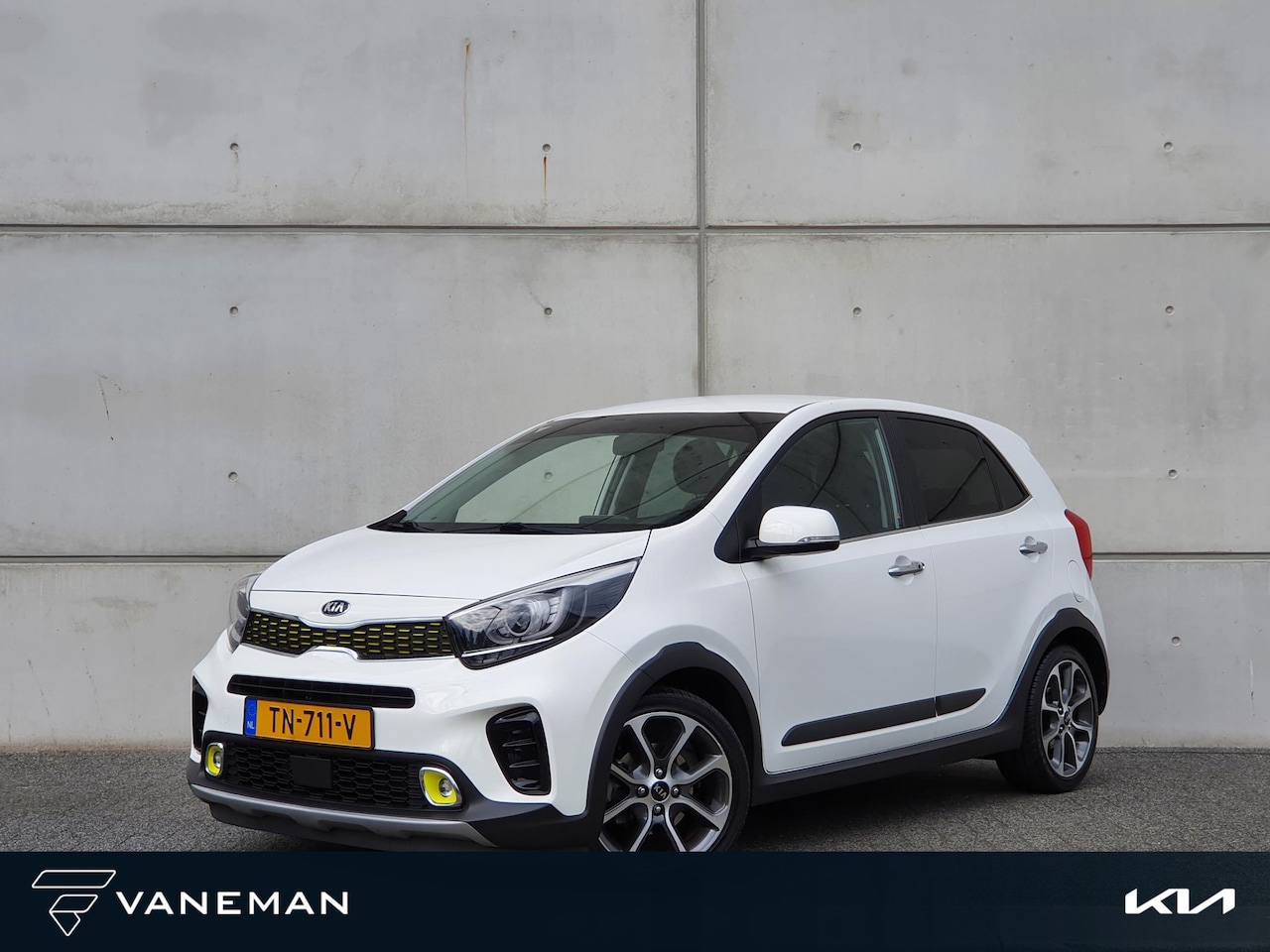 Kia Picanto - 1.2 CVVT X-Line | Stoelverwarming | LED | Leder | Clima | Navi | Camera | - AutoWereld.nl