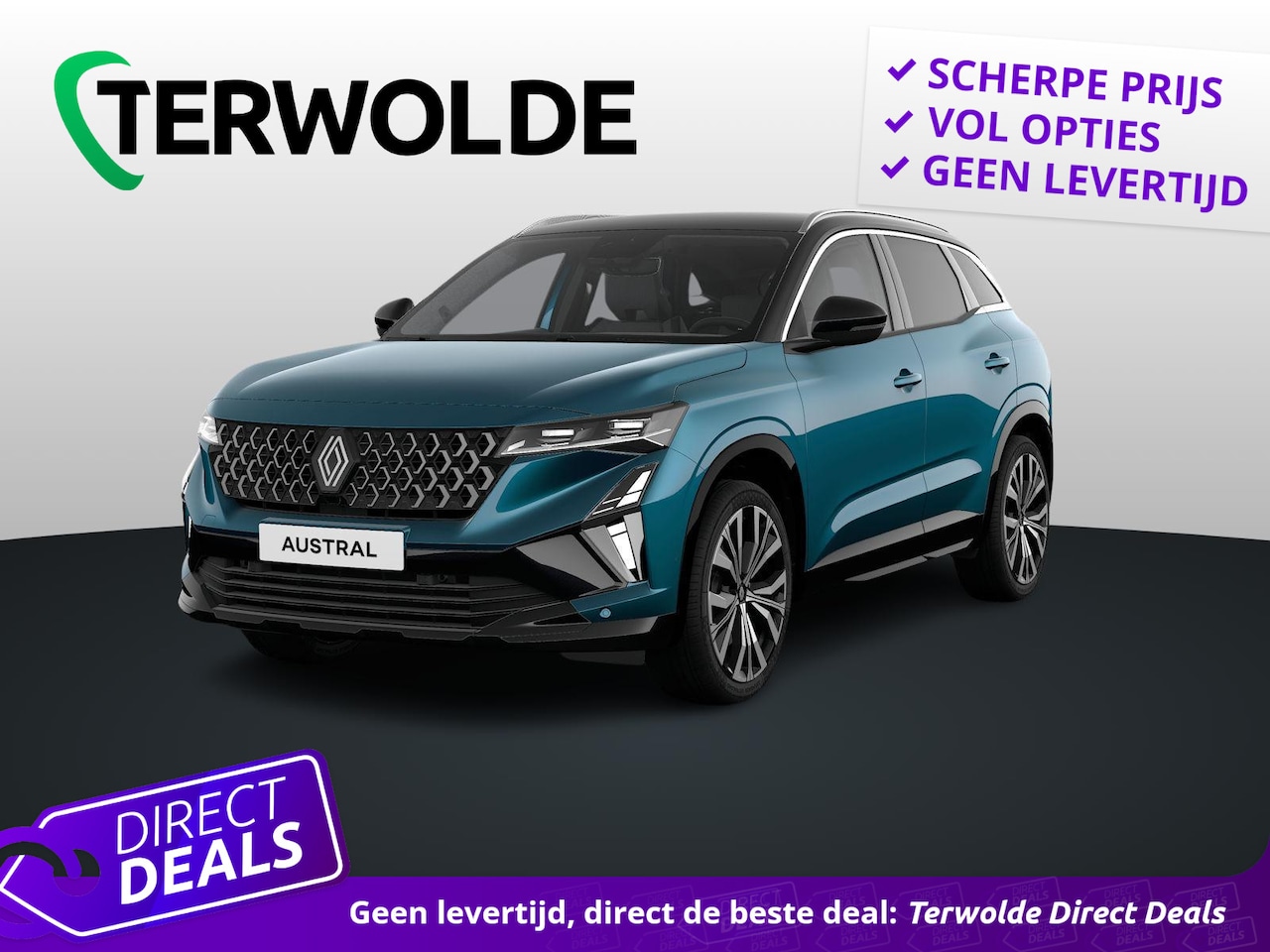 Renault Austral - techno full hybrid E-Tech 200 | Pack look & extended grip | Achteruitrijcamera | Adaptive - AutoWereld.nl