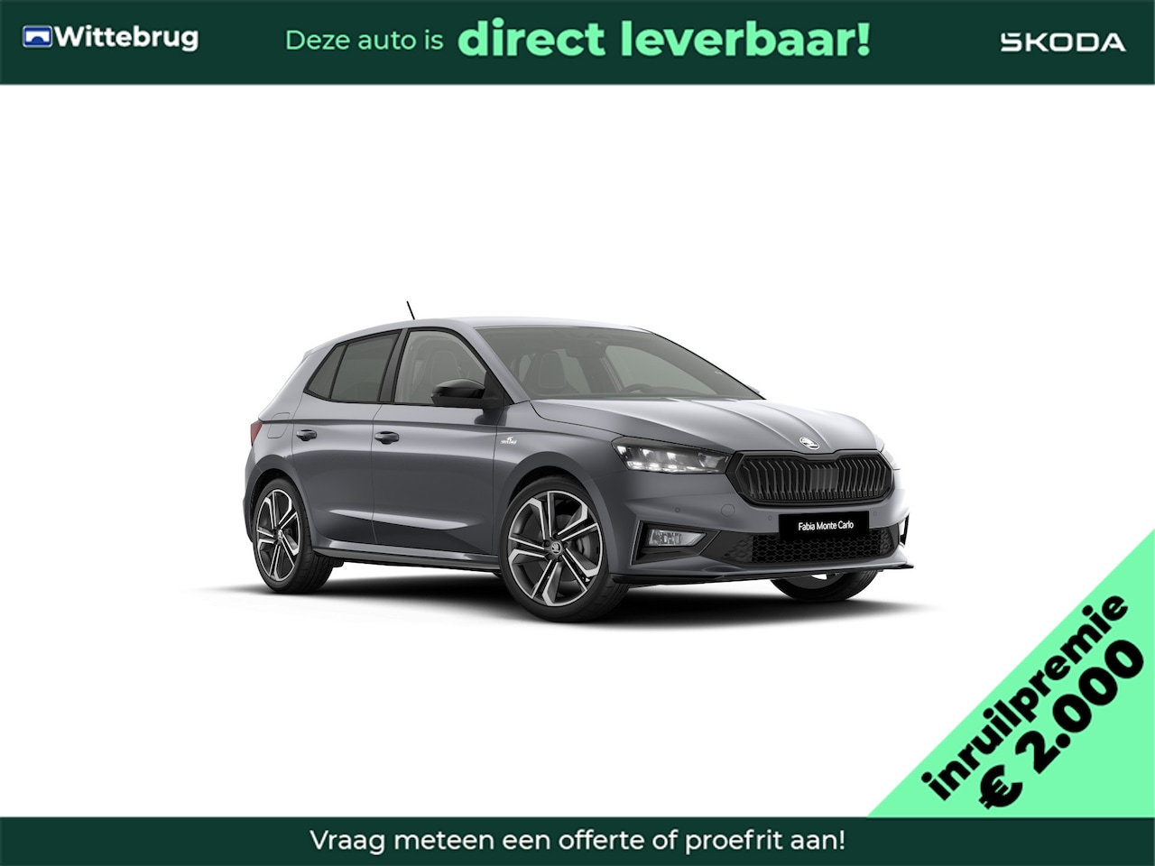 Skoda Fabia - 1.0 TSI Monte Carlo € 2.000,00 inruilpremie - AutoWereld.nl