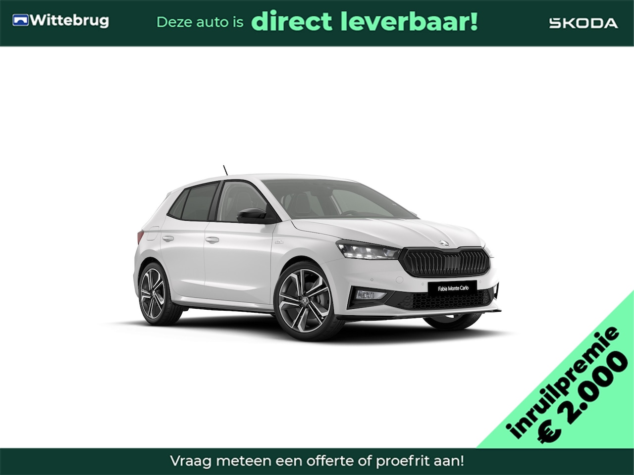 Skoda Fabia - 1.0 TSI Monte Carlo € 2.000,00 inruilpremie - AutoWereld.nl