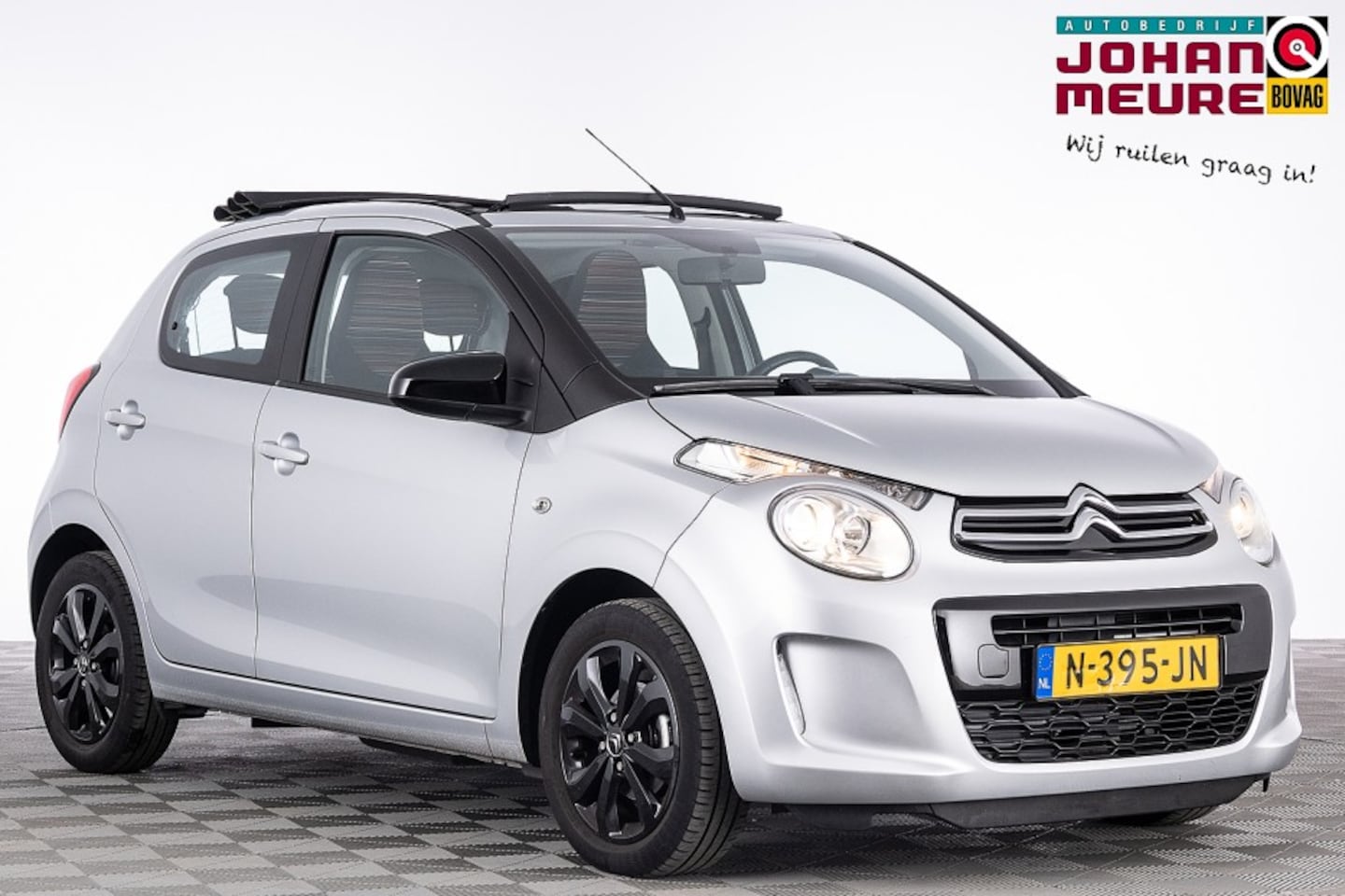 Citroën C1 - 1.0 VTi Airscape Shine 5-drs | SCHUIFDAK . - AutoWereld.nl