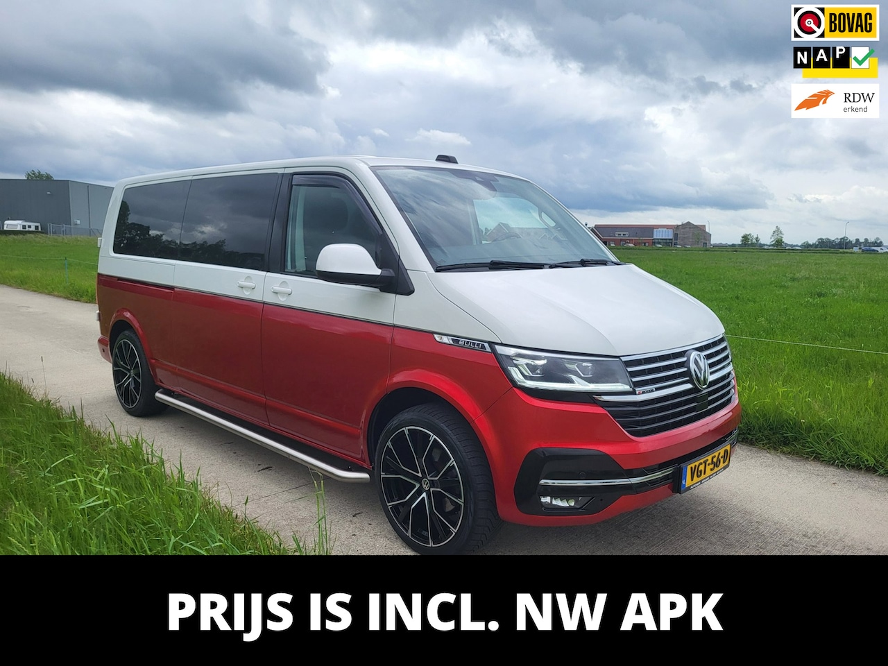 Volkswagen Transporter - 2.0 TDI L2H1 Highline 4x4 bulli 103.119km NAP 150pk - AutoWereld.nl