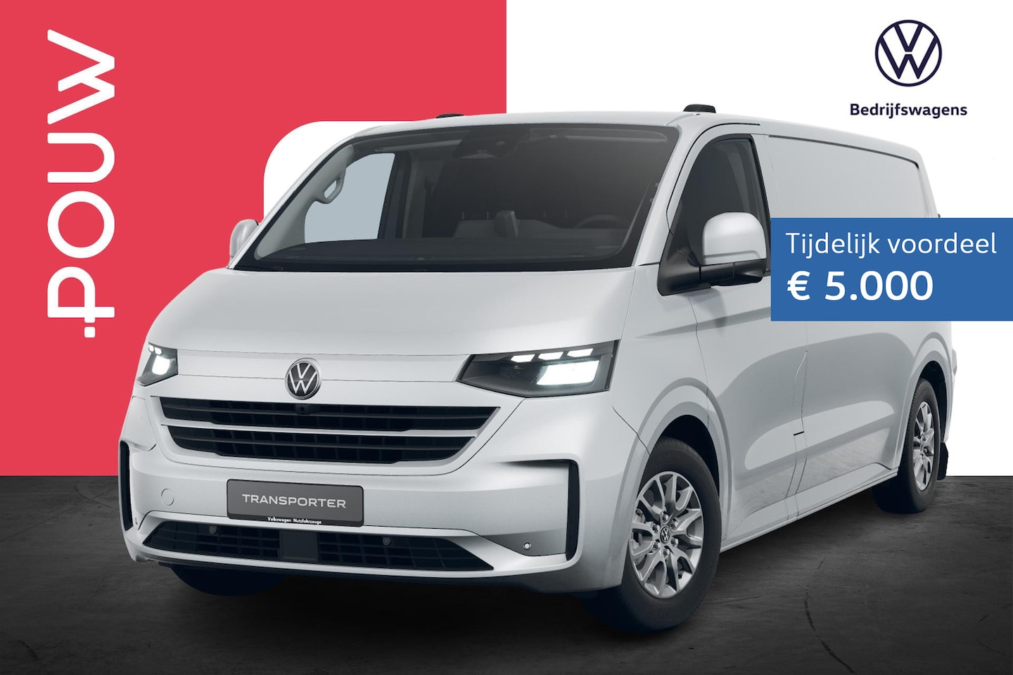 Volkswagen Transporter - 2.5 eHybrid 233pk L2H1 30 Style | Stoelverwarming | Trekhaak - AutoWereld.nl