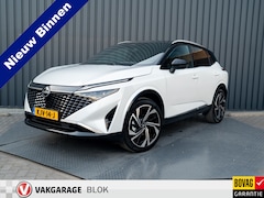 Nissan Qashqai - 1.3 MHEV Xtronic Tekna Plus | panodak | Leder | Stoelgeheugen | 360 Camera | Head Up | Bos