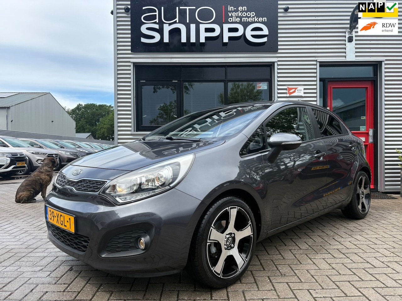 Kia Rio - 1.2 CVVT Plus Pack -5DRS.-AIRCO-ELEK. RAMEN V+A-ISOFIX-17'' LICHTMETALEN VELGEN-1STE EIGEN - AutoWereld.nl