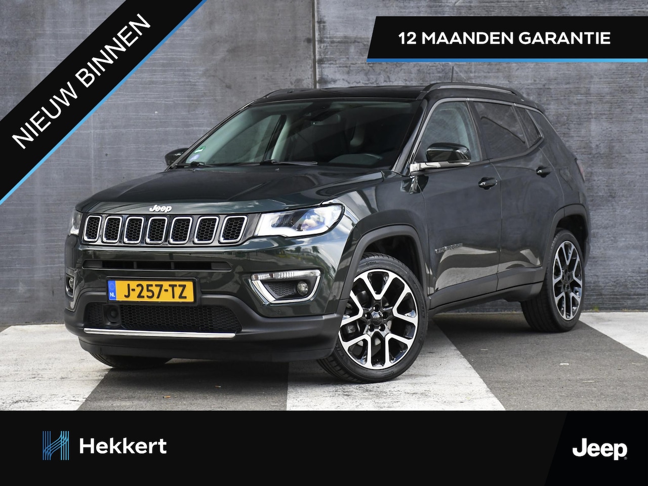 Jeep Compass - Limited 1.3T 150pk Automaat 100% JEEP ONDERH. | 19''LM | CRUISE.C | CAMERA | STOEL/STUURVE - AutoWereld.nl