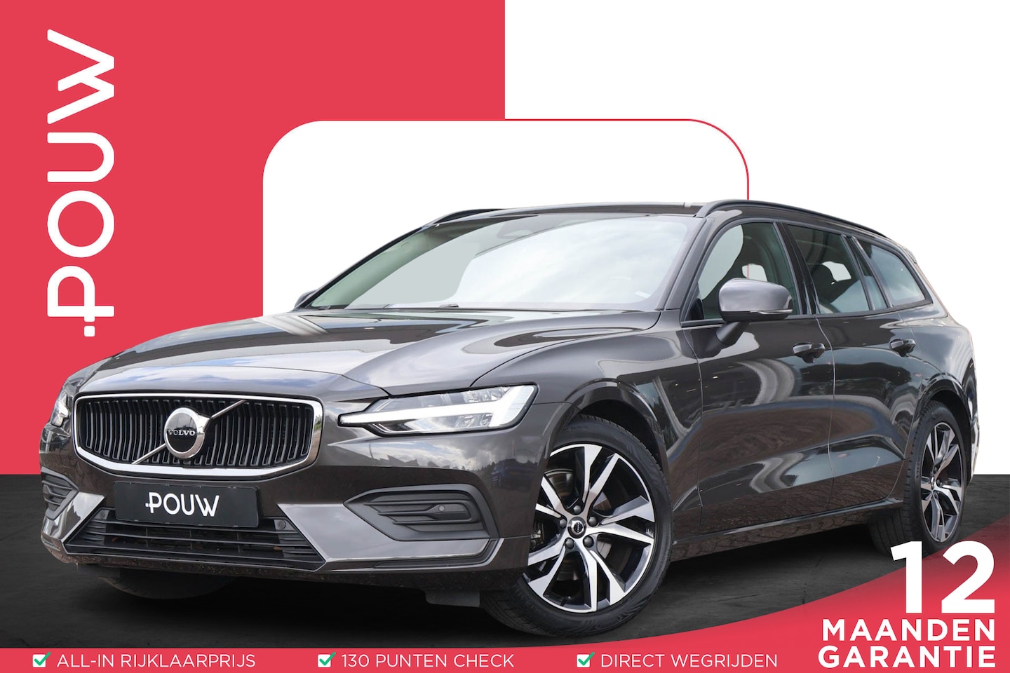 Volvo V60 - 2.0 B4 197pk AUT Essential Edition | Leder | Navigatie | Camera | PDC | Side Assist - AutoWereld.nl