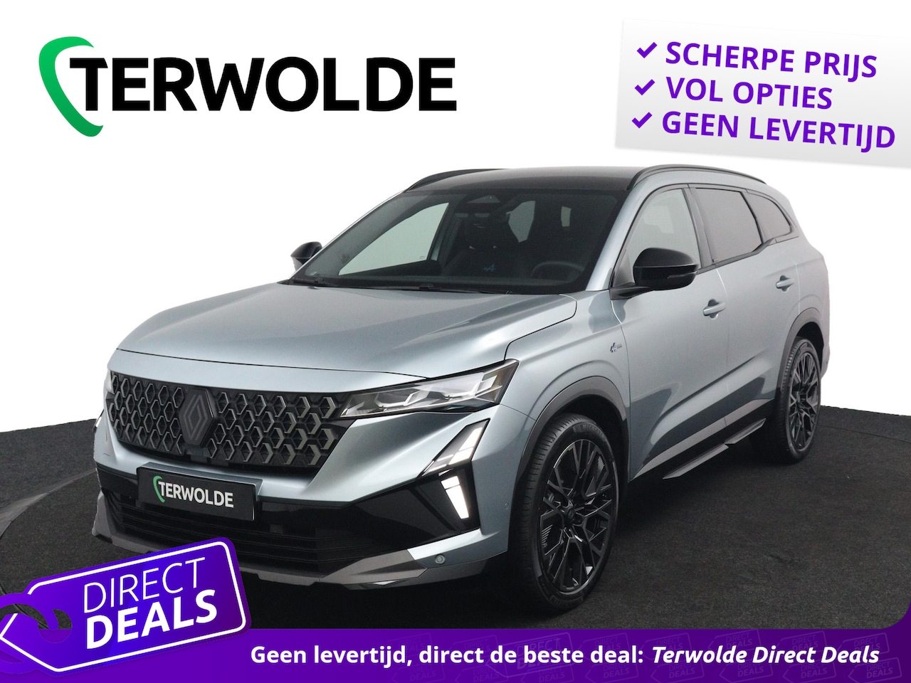 Renault Espace - esprit Alpine full hybrid E-Tech 200 - 5p. | Pack comfort | Pack light & sound | Achteruit - AutoWereld.nl