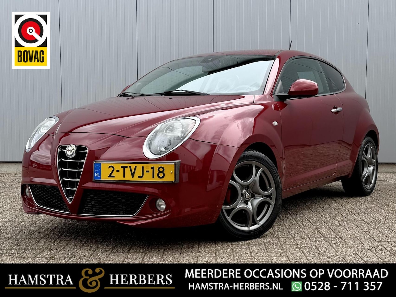 Alfa Romeo MiTo - 0.9 TwinAir Esclusivo rood - AutoWereld.nl