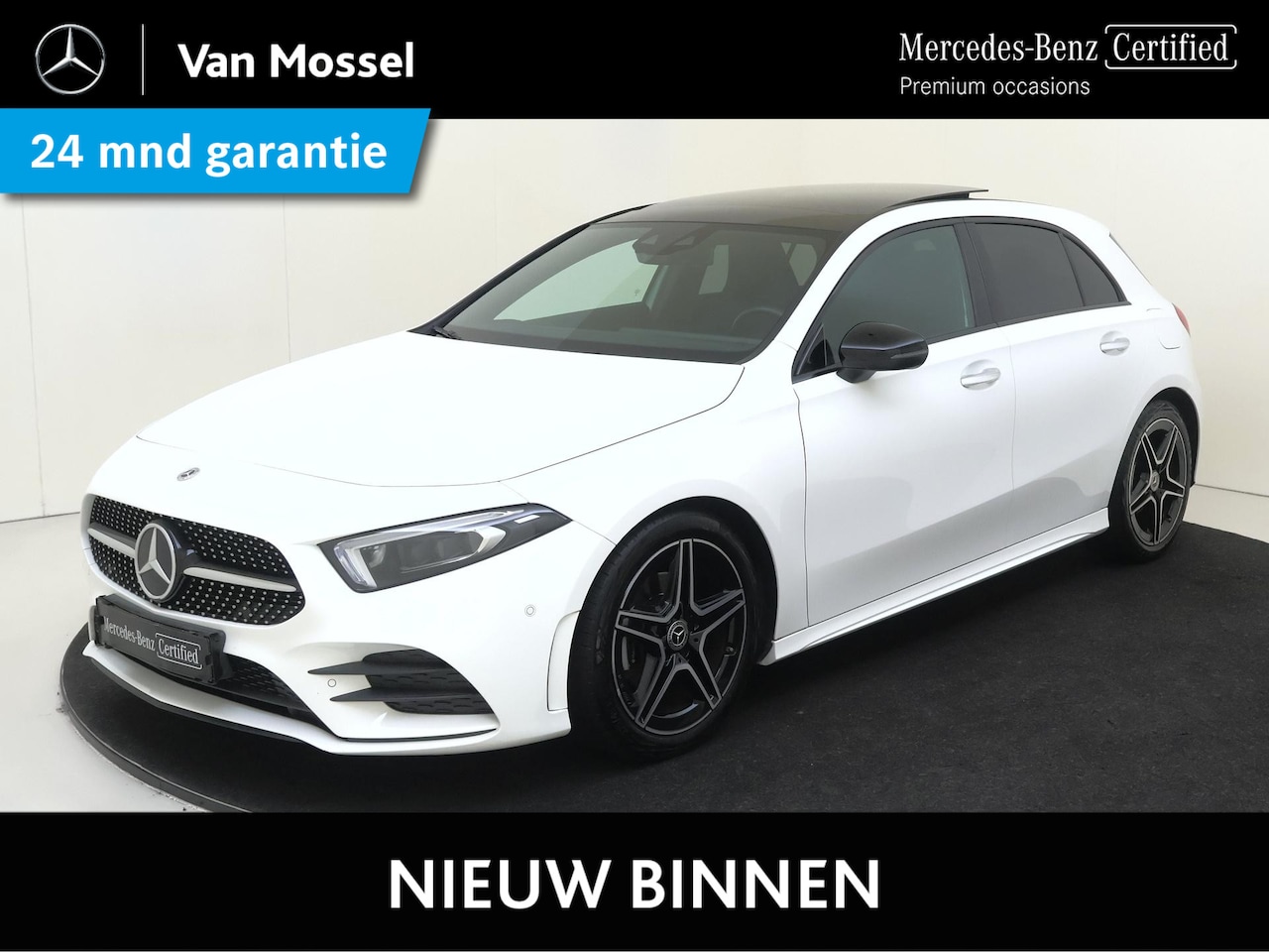 Mercedes-Benz A-klasse - 180 Business Solution AMG / Panaroma-dak / Memory-Stoelen / Night-Pakket / Achteruitrijcam - AutoWereld.nl