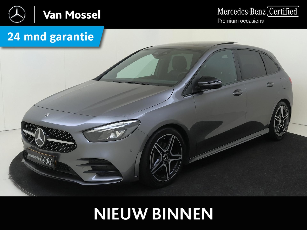 Mercedes-Benz B-klasse - 180 Business Solution AMG / Panaroma-dak / Night-Pakket / Achteruitrijcamera / - AutoWereld.nl