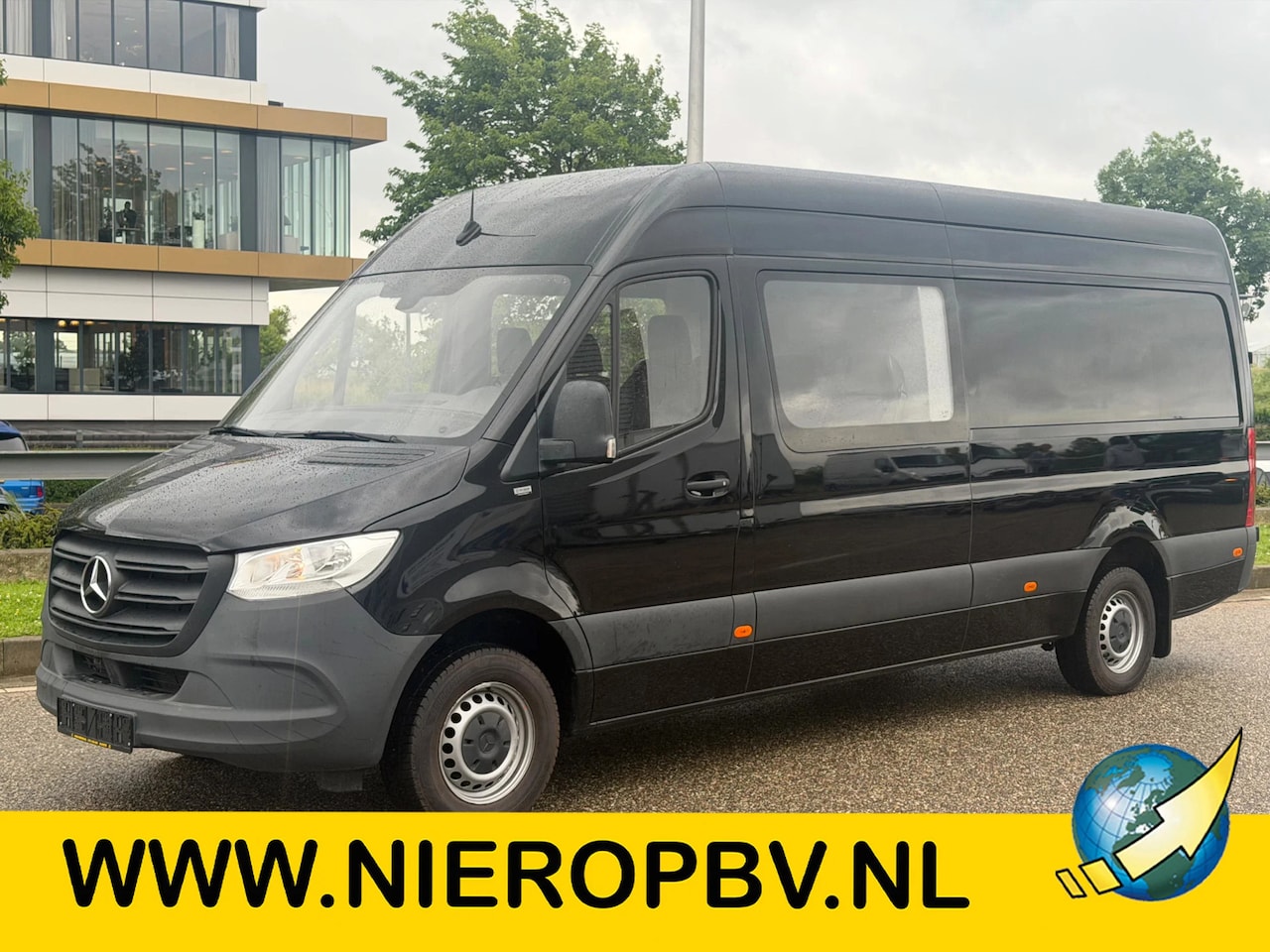 Mercedes-Benz Sprinter - 317CDI L3H2 Dubbelcabine 6+1 PersAutomaat Airco Cruisecontrol EURO 6 - AutoWereld.nl