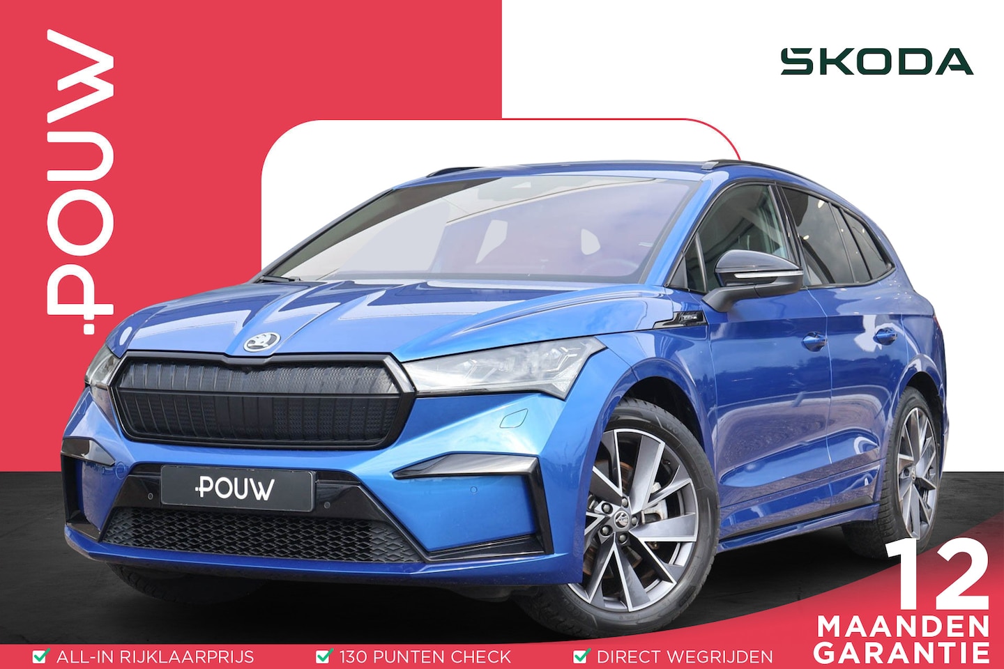 Skoda Enyaq iV - 80 204pk Sportline | SoH 91% | Navigatie | Apple Carplay | Camera | Stoel & Stuurverwarmin - AutoWereld.nl