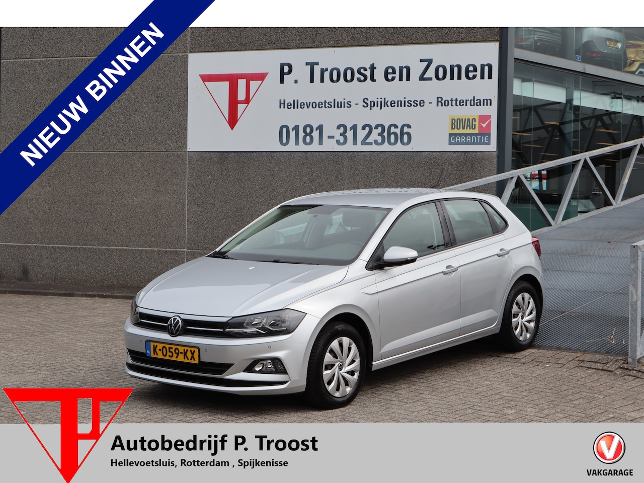 Volkswagen Polo - 1.0 TSI Comfortline Nederlandse auto! Adaptieve cruise control/Airco/Parkeersensoren rondo - AutoWereld.nl