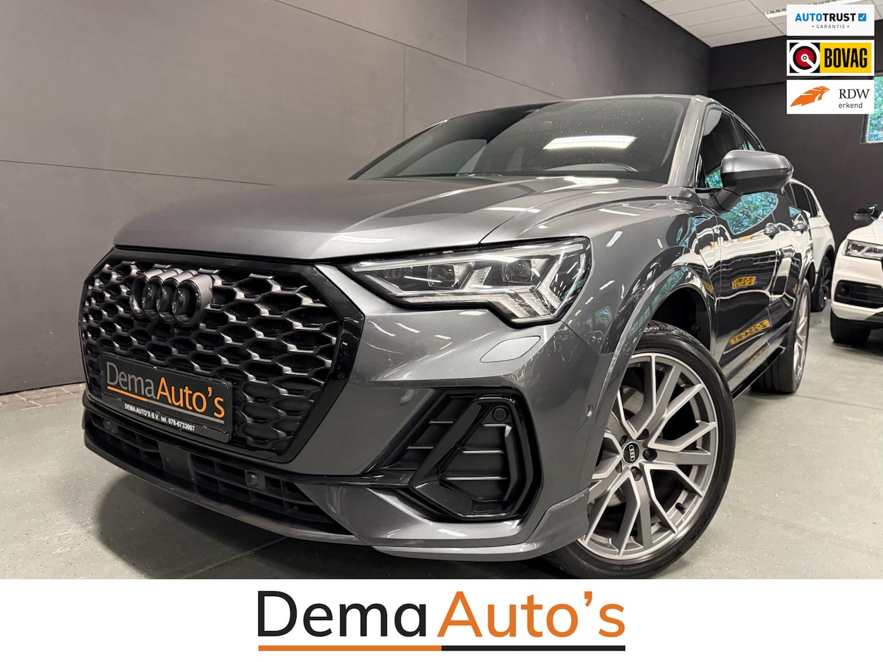 Audi Q3 Sportback - 45 TFSI e 3XS-LINE 20'' SOH-TEST/BLACK-LINE/SFEERVERL/NAVI/DAB/CARPLAY/V-COCKPIT/CAM/KEY-L - AutoWereld.nl