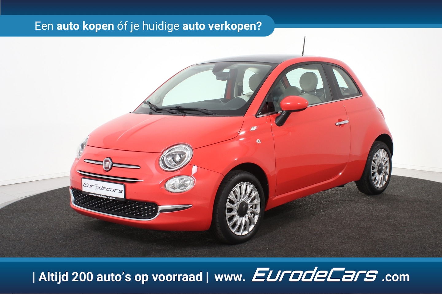 Fiat 500 - 1.2 Lounge *Panoramadak* Climate Control* - AutoWereld.nl