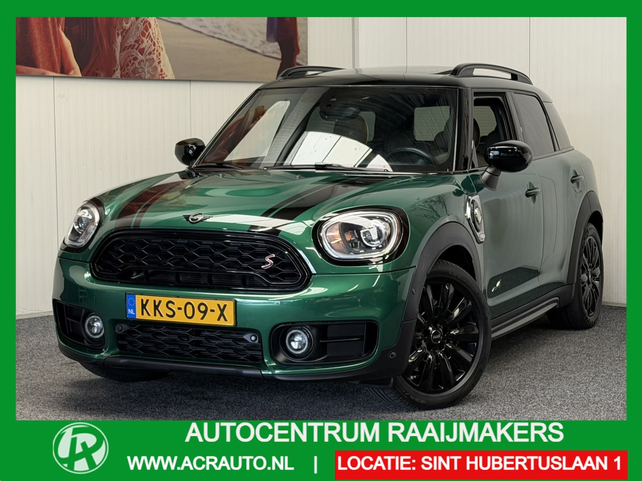 MINI Countryman - 1.5 COOPER S E ALL4 CHILI HEAD-UP DISPLAY ADAPTIVE CRUISE CONTROL NAVIGATIE STOEL EN VOORR - AutoWereld.nl