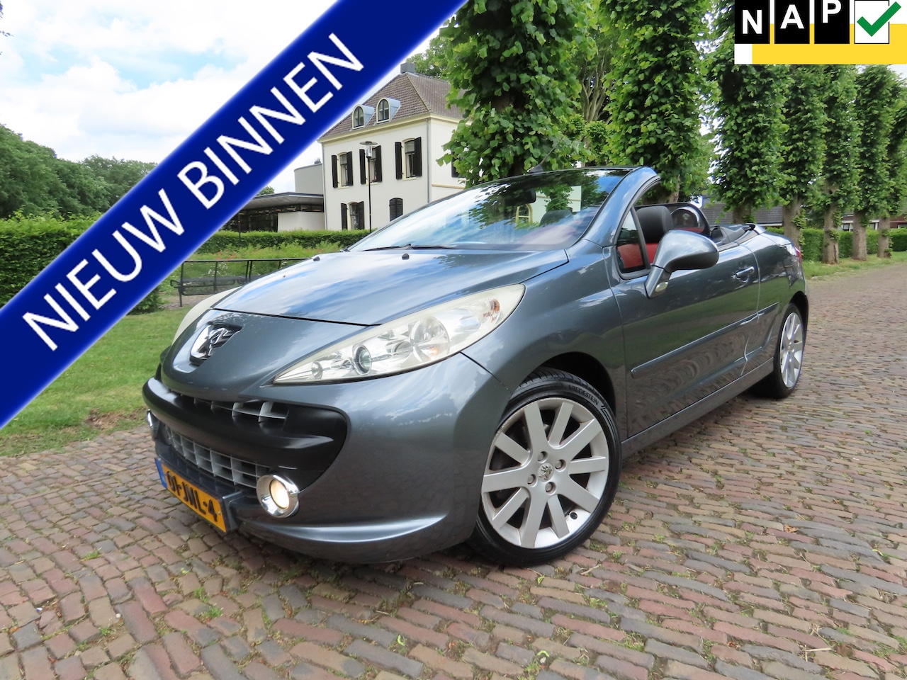 Peugeot 207 CC - 1.6-16V T Sport 150 PK!! Leer ECC Navigatie Windscherm Isofix Pdc LM Velgen - AutoWereld.nl