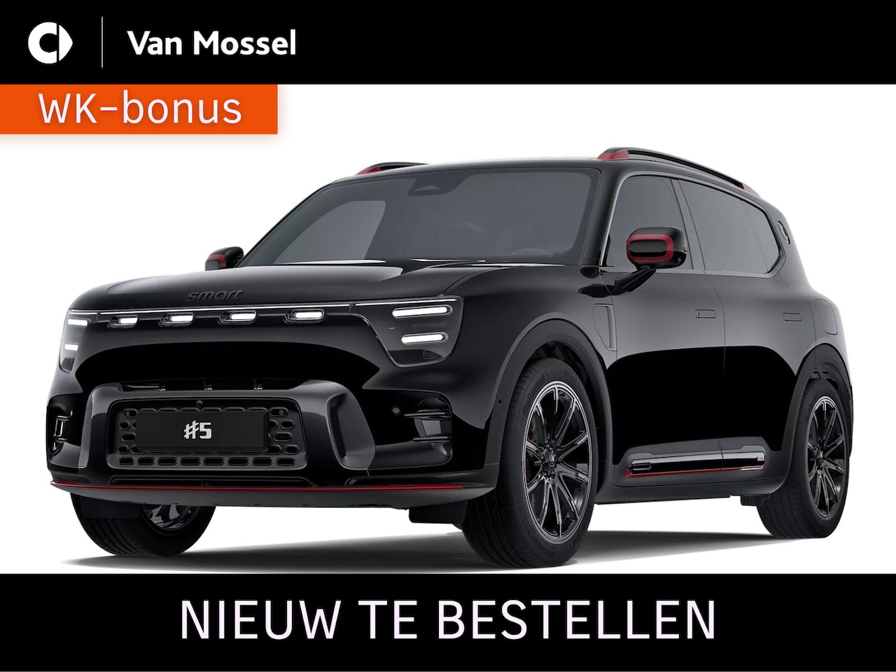 Smart #5 - BRABUS / Sennheiser®-audiosysteem met 20 luidsprekers/ 21" Monoblock Z / Geventileerde bes - AutoWereld.nl