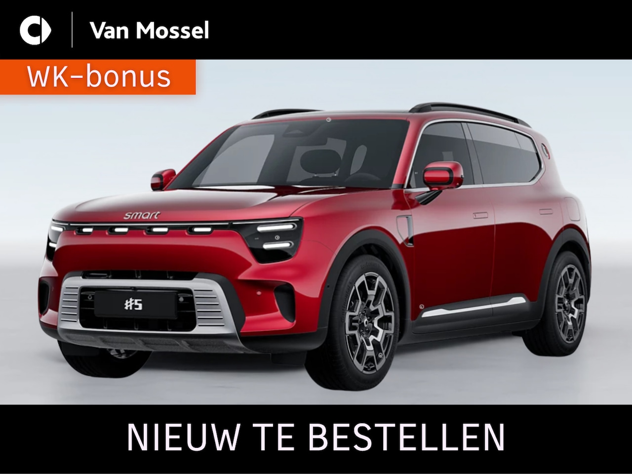 Smart #5 - Pulse / Verwarmd stuurwiel/ Keyless entry/ 13-inch OLED centraal scherm/ Stoelverwarming v - AutoWereld.nl