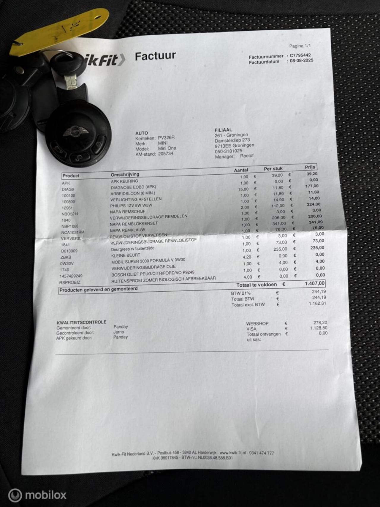 MINI One - Mini 1.6 Salt AIRCO//6BAK//ONDERHOUDEN//APK