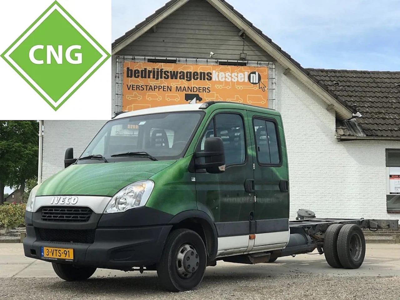 Iveco Daily - 35C14 Chassis Dubbel Cabine CNG Airco N1 WB 410 - AutoWereld.nl