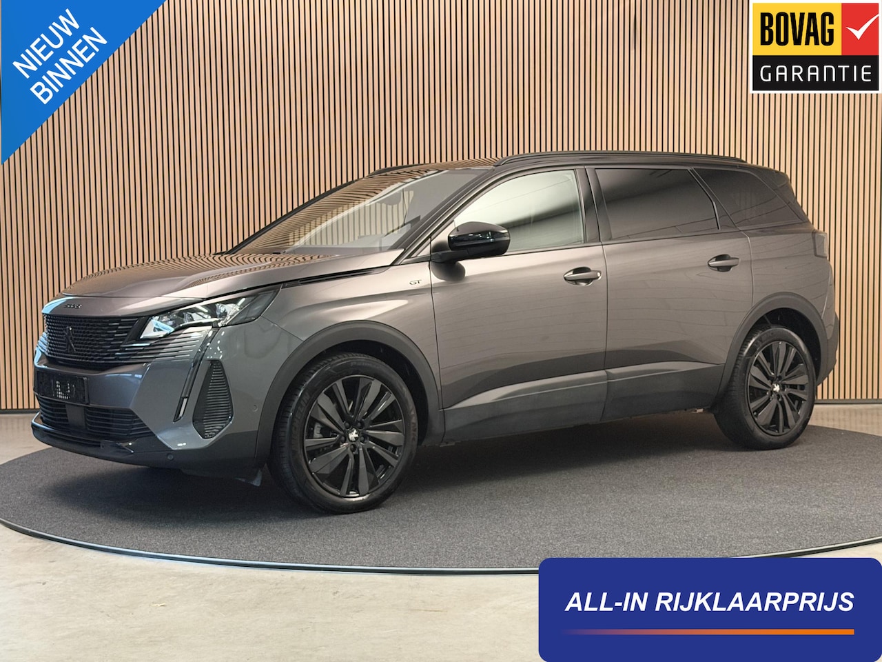 Peugeot 5008 - 1.2 PureTech 130PK Aut. GT BLACK PAKKET | LED | Camera | Navi | 7 Zits | Incl. garantie - AutoWereld.nl