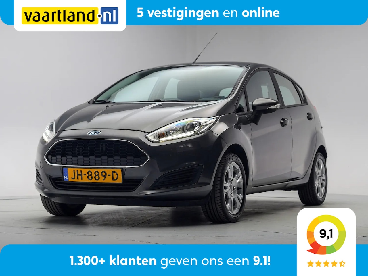 Ford Fiesta - 1.0 Style [ Airco Navigatie Multimedia ] - AutoWereld.nl