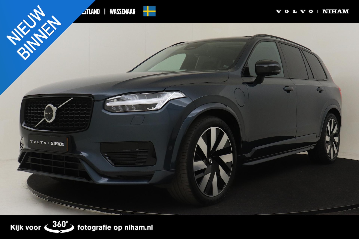 Volvo XC90 - T8 PLUG-IN HYBRID AWD ULTRA DARK *FULL OPTIONS!* -PANO.DAK|BOWERS&WILKINS|LUCHTVERING|GEVE - AutoWereld.nl