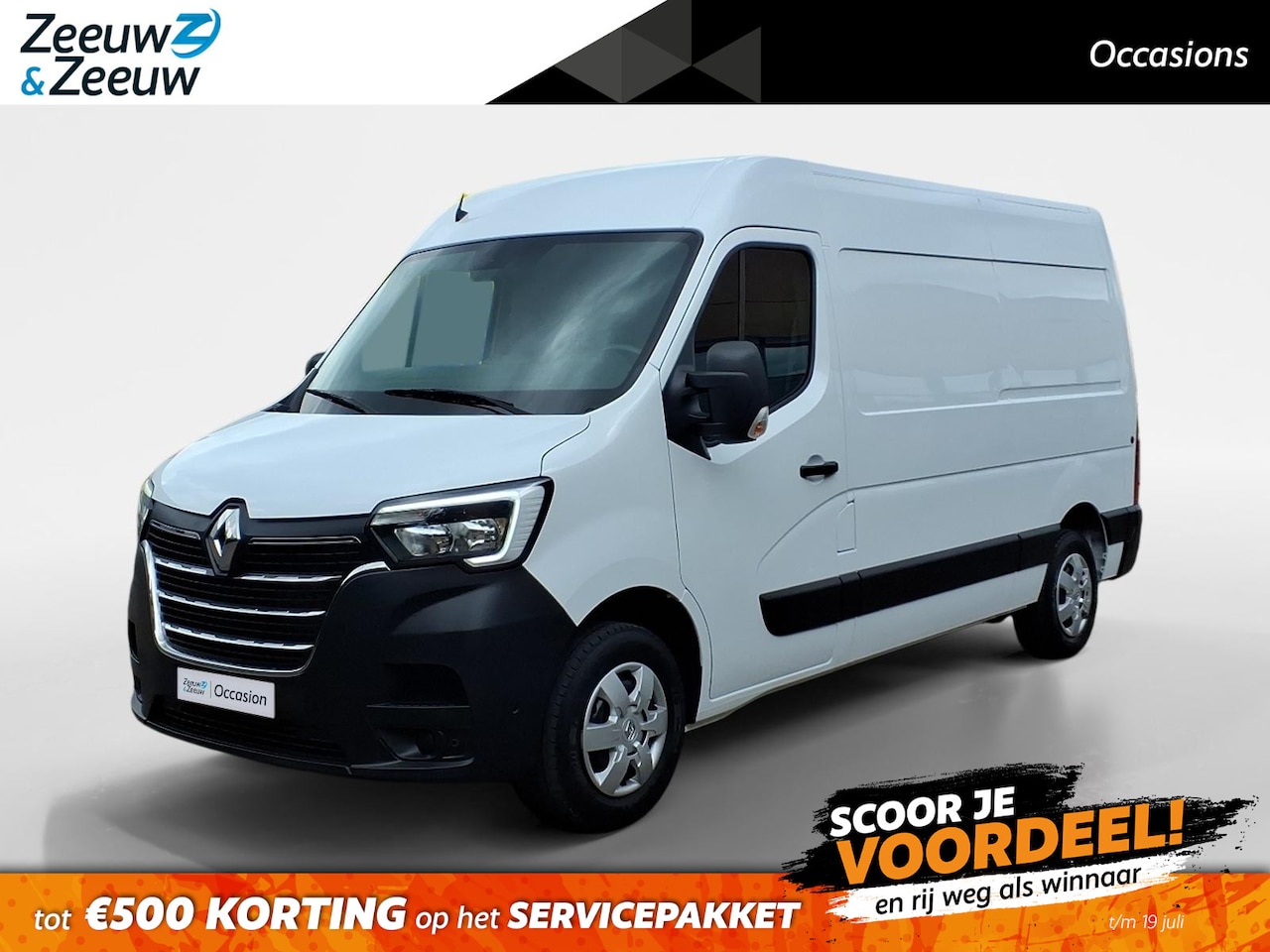 Renault Master - T33 2.3 dCi 135 L2H2 Work Edition Airco | Navigatie | PDC-Camera | Blindspot | 1 jaar Gara - AutoWereld.nl