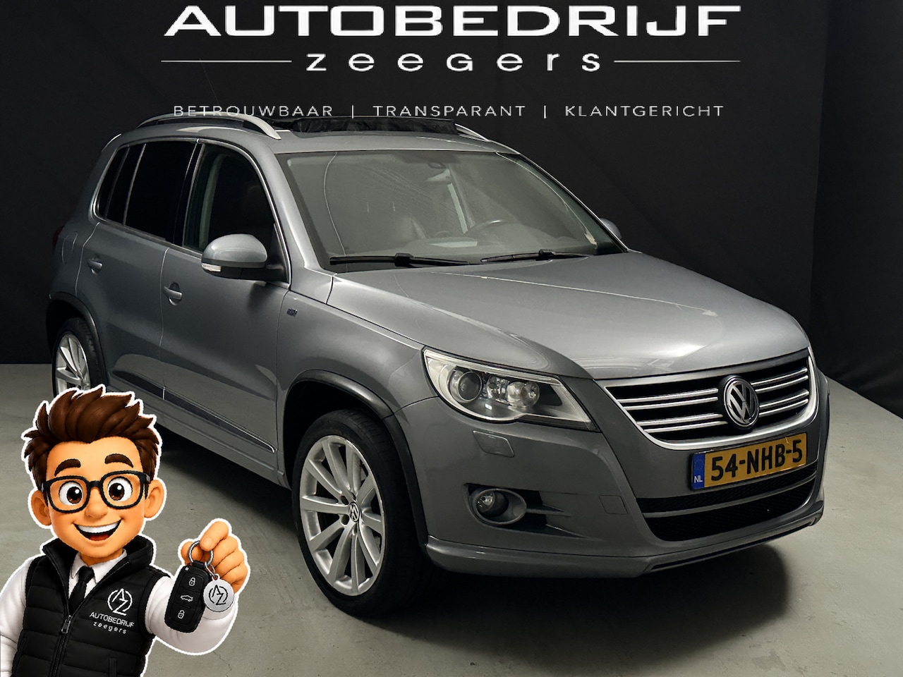 Volkswagen Tiguan - 2.0 TSI Sport&Style 4Motion R-Edition 200 PK*Goed onderhouden*Navi*AC* - AutoWereld.nl