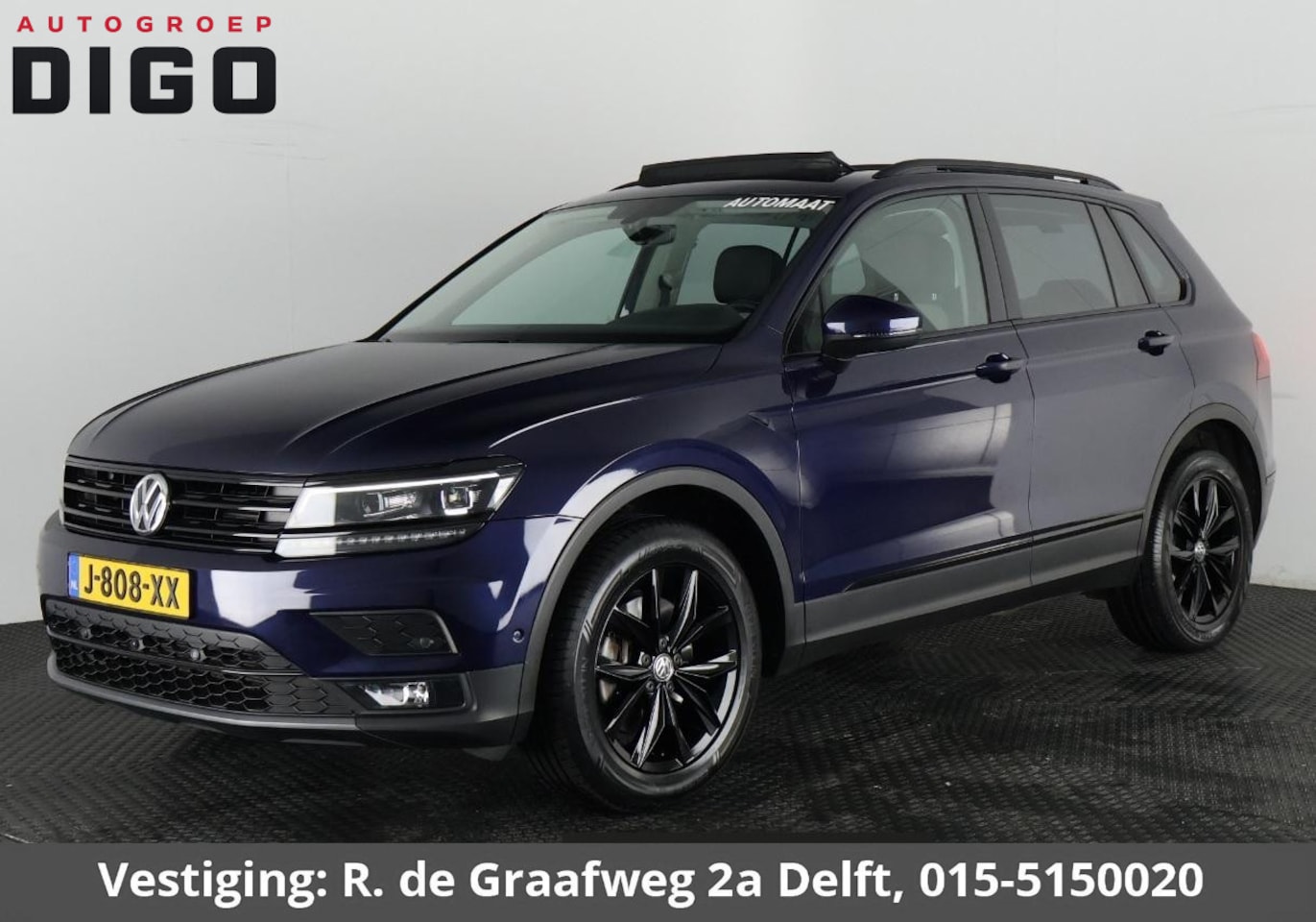 Volkswagen Tiguan - 2.0 TSI 4Motion Highline Business Automaat | 360° Camera | Trekhaak | Vol leer | Stoelverw - AutoWereld.nl