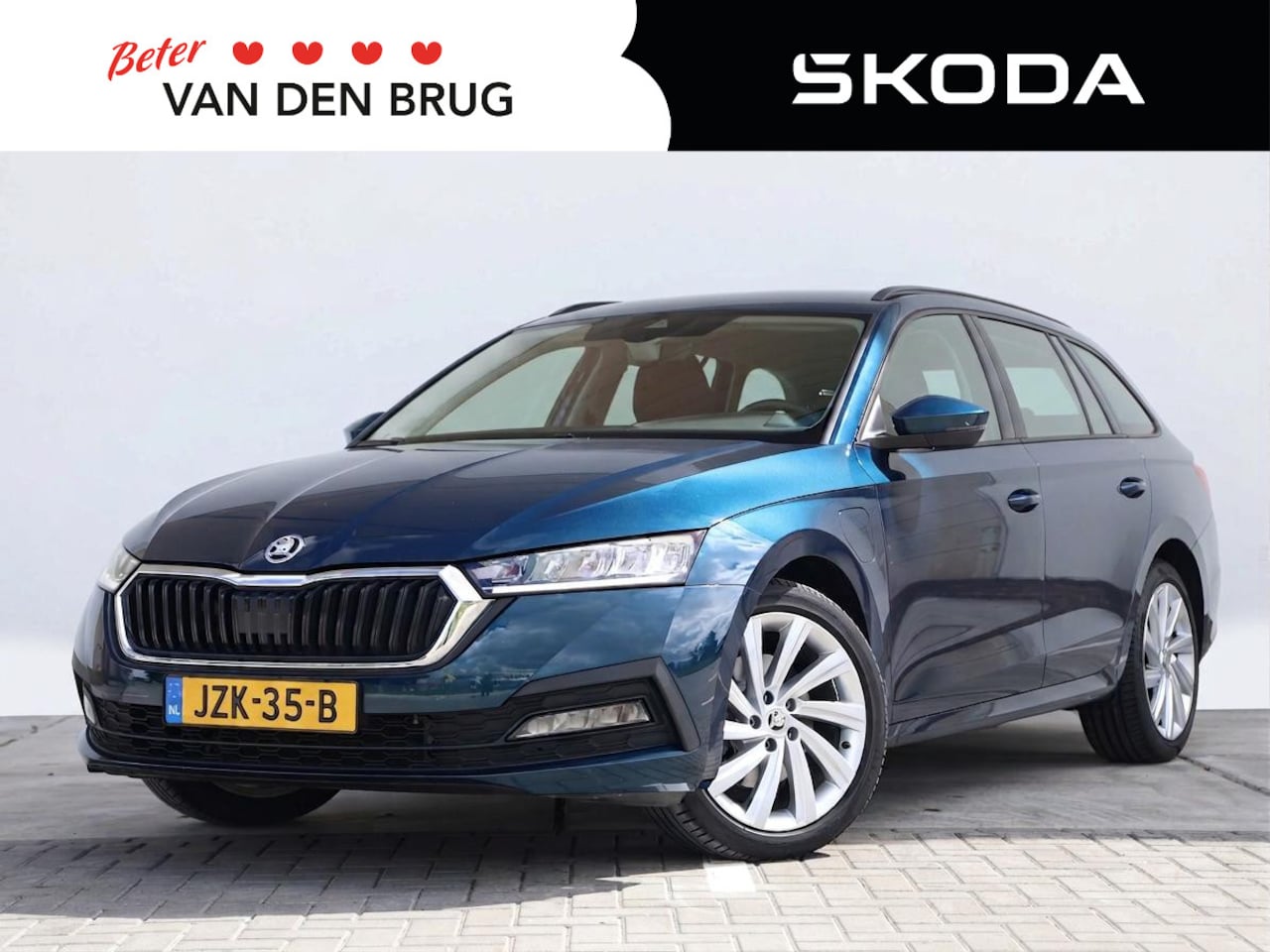 Skoda Octavia Combi - 1.4 TSI iV PHEV Business Edition 204 PK | LED | Cruise Control | Airco | Stoel- en Stuurve - AutoWereld.nl