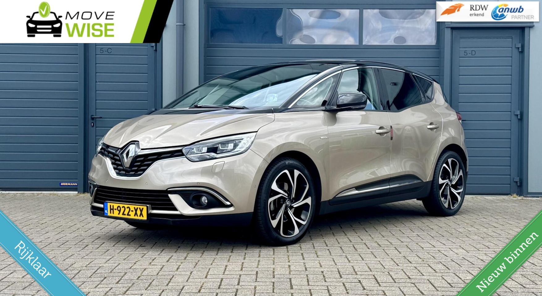 Renault Scénic - 1.3 TCe 140pk BOSE | LAGE KM ! | AUTOMAAT | Nieuwe Type Motor| ZEER COMPLEET | Trekhaak We - AutoWereld.nl