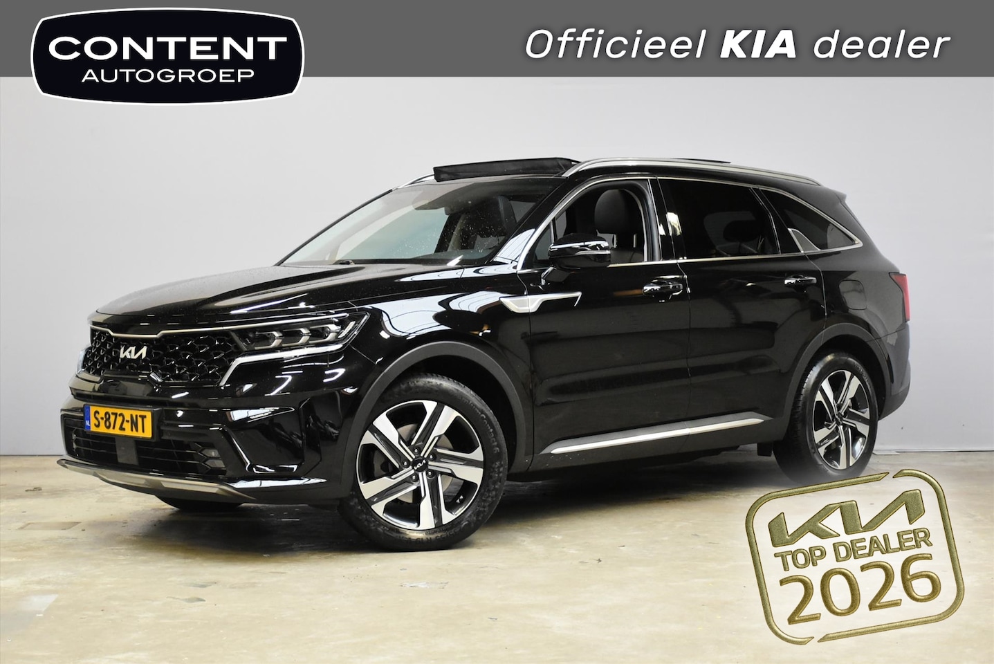 Kia Sorento - 1.6 T-GDi 230pk Hybrid Aut 5-zitpl. DynamicPlusLine - AutoWereld.nl