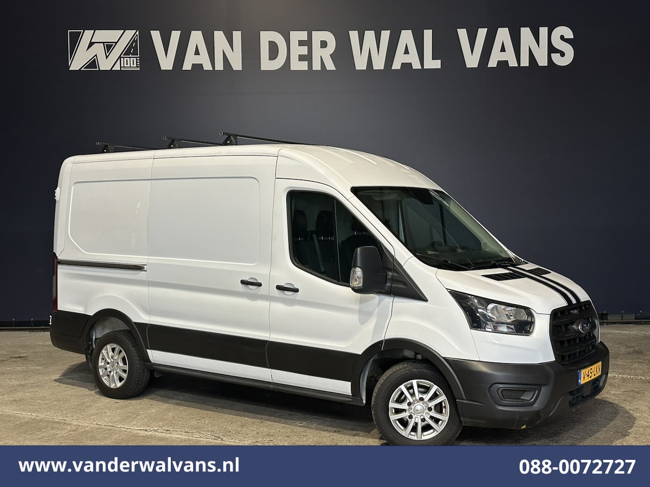 Ford Transit - 2.0 TDCI L2H2 Euro6 Airco | 2450kg Trekhaak | LM velgen | Verwarmde voorruit Dakdragers, B - AutoWereld.nl