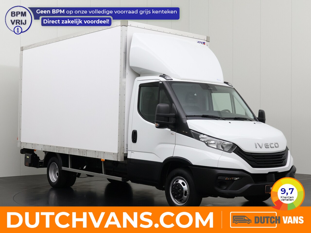 Iveco Daily - 35C16 3.0L Bakwagen+Laadklep | 2.37 Mtr Hoog | Fabrieksgarantie | Camera | Dakspoiler | Ai - AutoWereld.nl